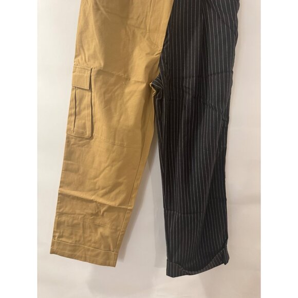 Choosy Two-Tone Cargo & Pinstripe Pants Size 4 - Picture 2 of 4